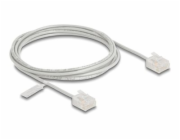 Delock - Patch kabel - RJ-45 (M) krátký do RJ-45 (M) krátký - 2 m - 2.6 mm - UTP - CAT 6 - ultra-tenký - šedá