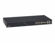 Axis T8516 - Přepínač - řízený - 16 x 10/100/1000 (PoE+) + 2 x 10/100/1000/SFP - desktop, Lze montovat do rozvaděče - PoE+ (240 W) - pro AXIS A1610, C1410, D3110, M3067, P1385, P1455, W400; Camera Sta