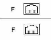 APC - Síťový propojovací kabel - RJ-45 (F) do RJ-45 (F) - CAT 5 - bílá