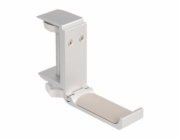 Delock - Držák pro sluchátka - nastavitelný, pro montáž na stul, hliník - stríbrná