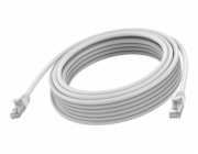 Vision - Sítový kabel - RJ-45 (M) do RJ-45 (M) - 5 m - 6.2 mm - STP - CAT 6a - lisovaný, provedení bez hrbolku - bílá