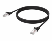 Vision - Sítový kabel - RJ-45 (M) do RJ-45 (M) - 3 m - 6.2 mm - STP - CAT 6a - lisovaný, provedení bez hrbolku - cerná