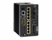 Cisco Catalyst IE3200 Rugged Series - Network Essentials - přepínač - řízený - 8 x 10/100/1000 (PoE+) + 2 x gigabitů SFP - lze montovat na konzolu DIN - PoE+ (240 W) - DC power