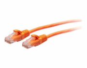 C2G 5ft (1.5m) Cat6a Snagless Unshielded (UTP) Slim Ethernet Network Patch Cable - Orange - Patch kabel - RJ-45 (M) do RJ-45 (M) - 1.52 m - 4.8 mm - UTP - CAT 6a - provedení bez hrbolků, lisovaný - or