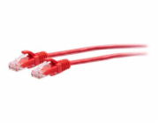 C2G 5ft (1.5m) Cat6a Snagless Unshielded (UTP) Slim Ethernet Network Patch Cable - Red - Patch kabel - RJ-45 (M) do RJ-45 (M) - 1.5 m - 4.8 mm - UTP - CAT 6a - lisovaný, provedení bez hrbolků - červen