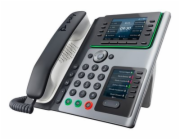 Poly Edge E400 - Telefon VoIP s identifikací volajícího/čekajícím hovorem - 3-cestný možnost volání - SIP, SDP - černá
