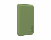 CARE by PanzerGlass - Magnetické pouzdro na karty - kompatibilita s MagSafe - pikantní zelená - pro Apple iPhone 12, 13, 14