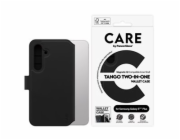 CARE by PanzerGlass Tango - Pouzdro s klopou pro mobilní telefon - dvou-v-jednom - 100% recyklovaný polykarbonát, 35% recyklovaný polyuretan (PU), veganská kůže - pro Samsung Galaxy S25+