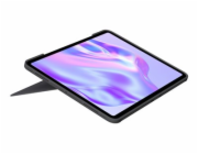 Logitech Combo Touch - Klávesnice a pouzdro - s trackpad - podsvícená - Apple Smart connector - QWERTY - Skandinávské (dánština/finština/norština/švédština) - grafit - pro Apple 13-inch iPad Pro M4 Wi
