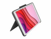 Logitech Combo Touch - Klávesnice a pouzdro - s trackpad - podsvícení - Apple Smart connector - QWERTY - španělská - oxfordská šedá - pro Apple 10.9-inch iPad (10. generace)