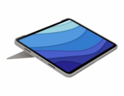 Logitech Combo Touch - Klávesnice a pouzdro - s trackpad - podsvícení - Apple Smart connector - AZERTY - francouzská - písek (sand) - pro Apple 11-inch iPad Pro (1. generace, 2. generace, třetí genera