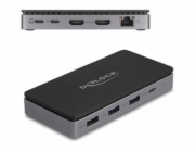 Delock - Dokovací stanice - USB-C / Thunderbolt 3 / Thunderbolt 4 - 2 x HDMI - 1GbE