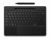 Microsoft Surface Pro Flex Keyboard - Klávesnice - s touchpad, akcelerometr, zásobník pro nabíjení a skladování Surface Slim Pen 2 - podsvícená - bezdrátový - Bluetooth LE - QWERTY - anglická - černá 