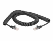 Delock - Sítový kabel - RJ-45 (M) do RJ-45 (M) - 2 m - 5 mm - CAT 5e - lisovaný, provedení bez hrbolku, spirálový - cerná