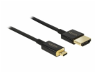 Delock Slim Premium - Kabel HDMI s ethernetem - 19 pin mi...