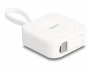 Delock - Napájecí kabel pro chytré hodinky - 24 pin USB-C s piny (male) magnetický - 12.5 cm - bílá
