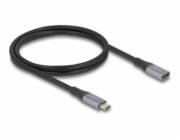 Delock - Prodlužovací USB kabel - 24 pin USB-C (M) do 24 pin USB-C (F) - USB 2.0 / USB 3.2 / USB4 / Thunderbolt 3 - 48 V - 5 A - 1 m - podpora napájení až 240 W, rychlost prenosu dat až 40 Gbps, podpo