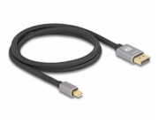 Delock - Kabel DisplayPort - Mini DisplayPort (M) do DisplayPort (M) - DisplayPort 1.4 - 1 m - podpora 8K30 Hz (7680 x 4320), podpora 4K120Hz (3840 x 2160), podpora (DSC) 8K60Hz (7680 x 4320), podpora