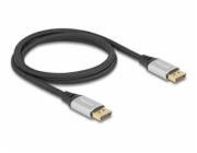 Delock - Kabel DisplayPort - DisplayPort (M) do DisplayPort (M) - DisplayPort 2.1 - 1 m - Podpora 16K60hz - cerná, stríbrná