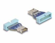 Delock - Interní adaptér USB - 19 pin USB 3.1 header (M) do 20 pinový USB Typ E (M) - rychlost prenosu dat až 10 Gbps