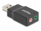 Delock - Adaptér USB-A/jack sluchátek - USB s piny (male)...
