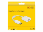 Delock - Video adaptér - DisplayPort (M) s jazýčkem do HD...