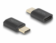 Delock - USB adaptér - 24 pin USB-C (M) do 24 pin USB-C (F) - Thunderbolt 4 - 48 V - 5 A - podpora napájení Power Delivery 3.1, podpora napájení až 240 W, podpora 8K60Hz, rychlost prenosu dat až 40 Gb