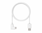 Compulocks 6ft 2.0 USB-A to 90-Degree USB-C Charging Cable Right Angle - USB kabel - USB (M) rovné do USB-C (M) pravoúhlý - 1.83 m - bílá - pro Compulocks Space Galaxy Tab A 8.4", Space Galaxy Tab S6,
