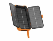 xtorm Xtreme XR203 - Solární powerbanka - drsný - Li-Ion - 10000 mAh - 37 Wh - 20 Watt - PD, QC 3.0 - 3 výstupní konektory (USB-C (PD), 4 pin USB Type A (QC 3.0), USB-C) - na kabelu: USB-C - oranžová
