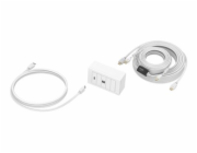 VISION TechConnect - Sada celní desky pro zapuštenou montáž - 10m - montáž na stenu - bílá - 2 soupravy - 2 porty