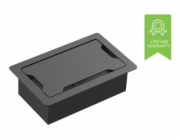 VISION TechConnect 3 - Kryt zásuvky - matná čerň