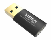 Vision Professional - USB adaptér - USB typ A (M) do 24 pin USB-C (F) - USB 3.0 - černá