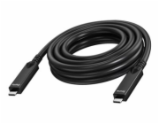 Vision - USB kabel - 24 pin USB-C (M) do 24 pin USB-C (M) - USB 3.2 Gen 1 / DisplayPort 2.1 - 3 A - 7 m - Active Optical Cable (AOC), USB Power Delivery (60W), podpora 4K60Hz - černá