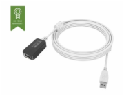 Vision Techconnect - Prodlužovací šňůra USB - USB (F) do USB (M) - USB 2.0 - 5 m - aktivní - bílá