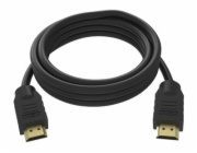 VISION Techconnect - Vysoká rychlost - kabel HDMI s ethernetem - HDMI s piny (male) do HDMI s piny (male) - 5 m - dvojnásobne stínený - cerná - podpora 8K60Hz, rychlost prenosu dat až 48 Gbps
