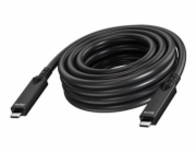 Vision - USB kabel - 24 pin USB-C (M) do 24 pin USB-C (M) - USB 3.2 Gen 1 / DisplayPort 2.1 - 3 A - 10 m - Active Optical Cable (AOC), USB Power Delivery (60W), podpora 4K60Hz - černá