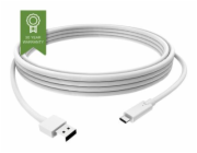 Vision - Kabel USB - USB typ A (M) do USB-C (M) - USB 3.0 - 3 A - 1 m - bílá