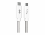 Hyper HyperDrive Next - USB kabel - USB-C (M) do USB-C (M) - USB4 - 1.2 m - bílá