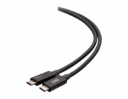 C2G 6ft Thunderbolt 4 USB C Active Cable - USB C to USB C - 40Gbps - M/M - Kabel Thunderbolt - 24 pin USB-C (M) do 24 pin USB-C (M) - USB 3.2 / DisplayPort 2.1 / Thunderbolt 4 - 30 V - 1.83 m - USB na