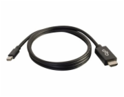 C2G 6ft Mini DisplayPort to HDMI Cable - Mini DP to HDMI Adapter Cable - M/M - Video adaptér - kompatibilní s TAA - Mini DisplayPort s piny (male) do HDMI s piny (male) - 1.83 m - černá