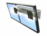 Ergotron Neo-Flex - Montážní sada (2 čepy, nástěnná trasa 26", 2 zadní držáky racku) - nízký profil - pro 2 LCD displeje - šedá, černá - velikost obrazovky: až 24" - montáž na stěnu