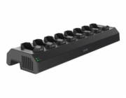 Axis W701 Mk II - Dobíjecí a synchronizační stanice - 120 Watt - 8 výstupní konektory (konektor kamery na tělo) - černá NCS S 9000-N - Evropa - pro AXIS W101, W101 Body Worn Camera, W102, W102 Body Wo