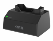 Axis W700 Mk II - Dobíjecí a synchronizační stanice - 1 zásuvka + AC napájecí adaptér - 15 Watt (konektor kamery na tělo) - černá NCS S 9000-N - Evropa - pro AXIS W101, W101 Body Worn Camera, W102, W1