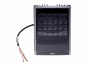 AXIS T90D30 - Infračervený iluminátor - montáž na strop, montáž na sloupek, montáž na stěnu - 12 - 24 V - interiér, venkovní použití - 46 Watt - černá - pro AXIS D3110, P1385-E, P1455-LE, P1455-LE-3, 