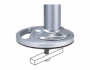 Neomounts FPMA-D9GROMMET - Upevňovací komponent (žerď, destička s průchodkou) - pro Displej LCD - stříbrná - velikost obrazovky: 10"-30" - na stůl - pro NewStar FPMA-D1030, D910, D920, D930, D940, Til