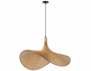 IMMAX BOHO SOMBRERO designové závěsné svítidlo D80cm, E27, přírodní ratan