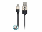Datový kabel Forever Modern USB/USB-C 1m 2A černý