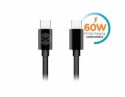 Datový kabel Forever USB-C/USB-C 1m 3A černý