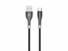 Datový kabel Forever Sleek USB/USB-C 1m 3A černý