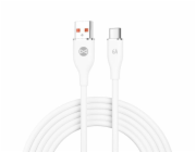 Datový kabel Forever USB/USB-C 1m 66W bílý